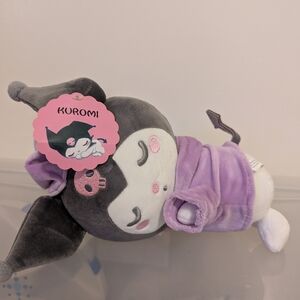 NWT 💜Kuromi Sleeping Sanrio Plush 💜